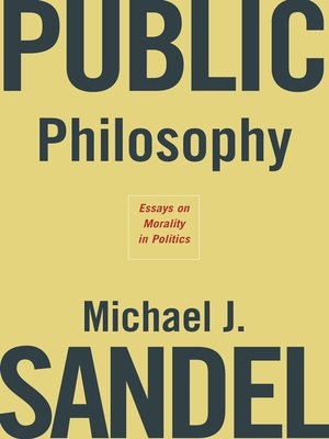 cover image of Public Philosophy